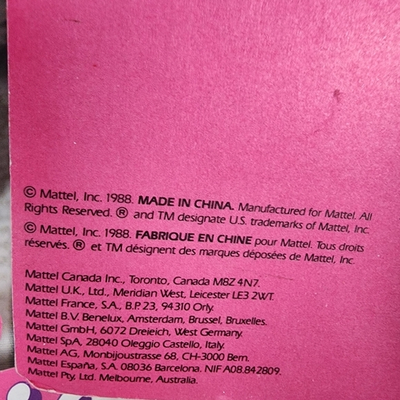 Vintage 80s Barbie Clothing Deadstock Set of 4 Packages 1 Flair Ski Outfit - Picture 16 of 16